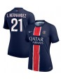 Paris Saint-Germain Lucas Hernandez #21 Heimtrikot für Frauen 2024-25 Kurzarm